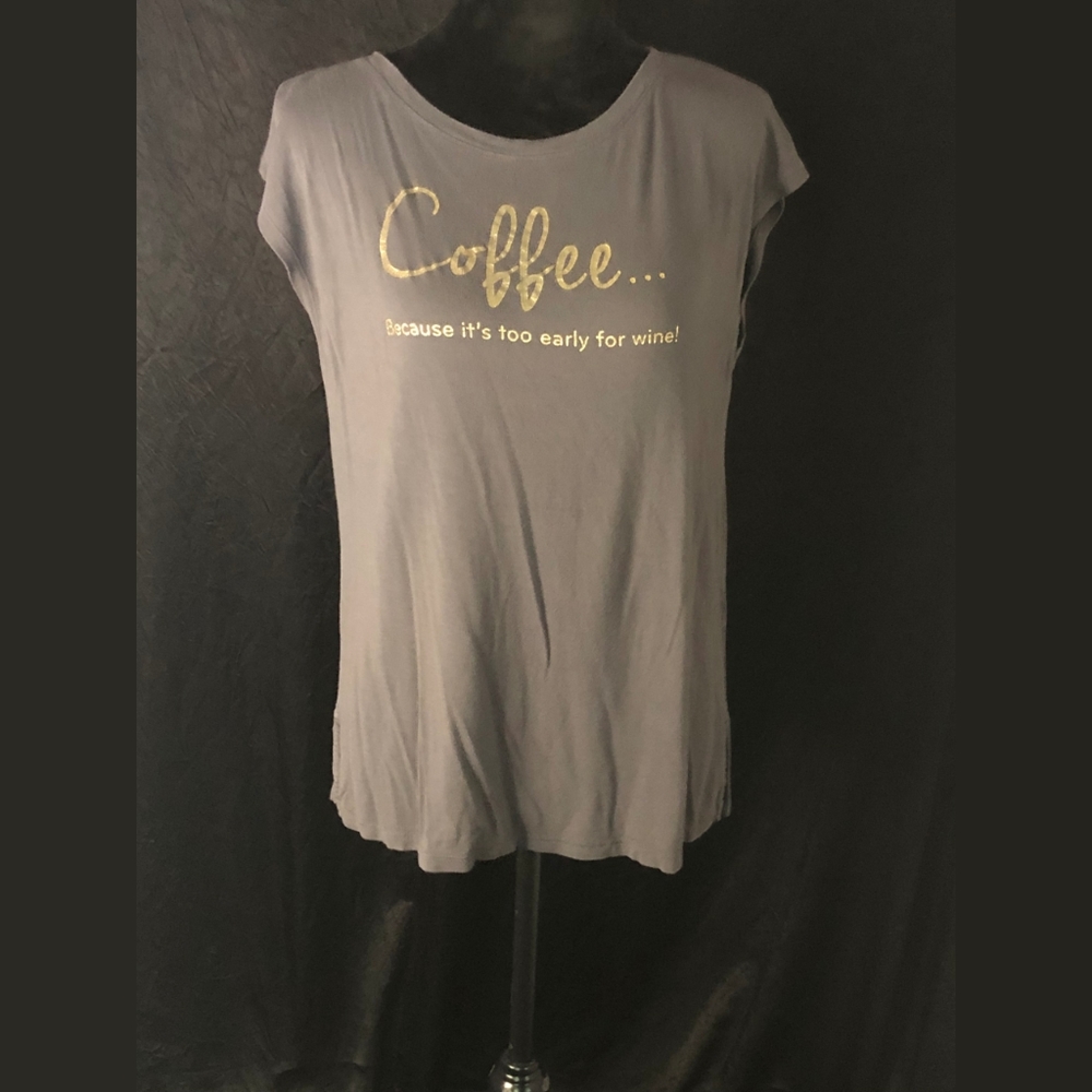 Apt.9 Coffee quote shirt
